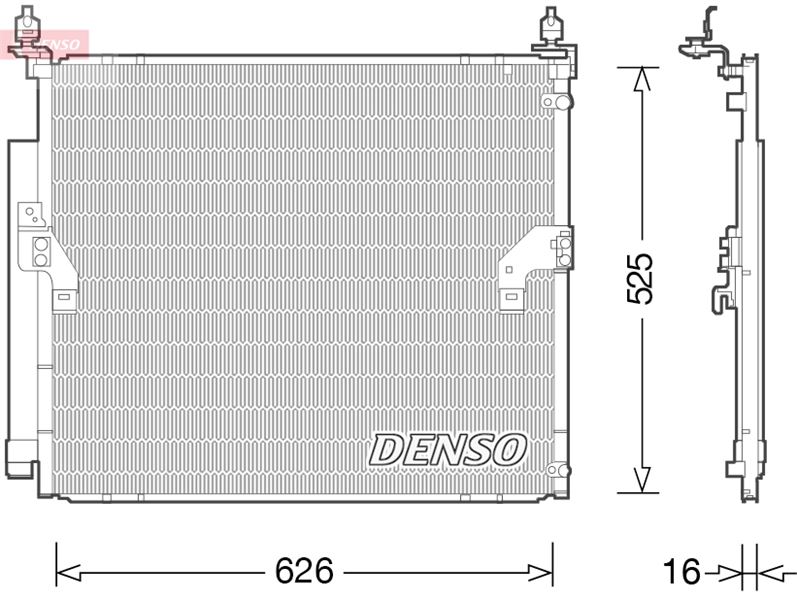 CONDENSER. AİR CONDİTİONİNG TOYOTA FJ CRUISER 07-18