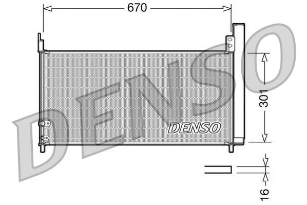 CONDENSER. AİR CONDİTİONİNG LEXUS CT 10-