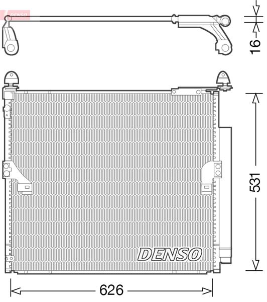 CONDENSER. AİR CONDİTİONİNG TOYOTA LAND CRUISER / PRADO J150 10-