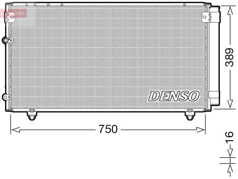 CONDENSER. AİR CONDİTİONİNG TOYOTA AVENSIS VERSO 01-09