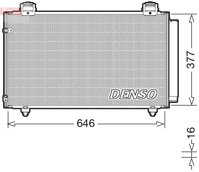 CONDENSER. AİR CONDİTİONİNG TOYOTA COROLLA E12 01-07