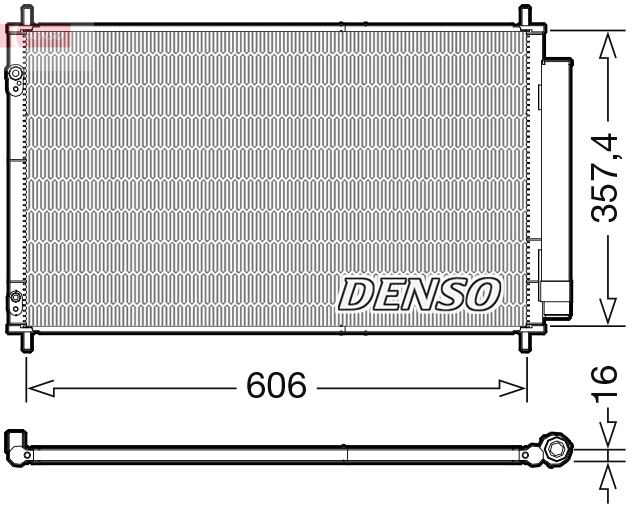 CONDENSER. AİR CONDİTİONİNG TOYOTA YARIS 10-