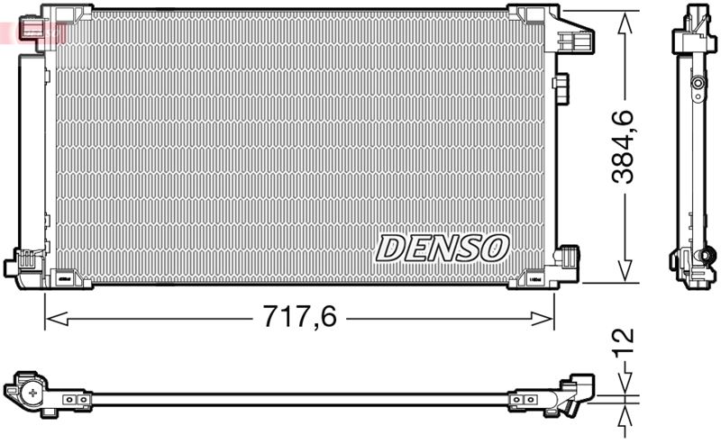 CONDENSER. AİR CONDİTİONİNG TOYOTA PRIUS W5 15-