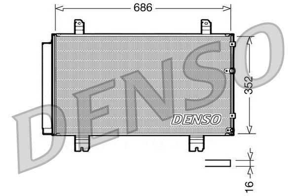 CONDENSER. AİR CONDİTİONİNG LEXUS IS C 09-15