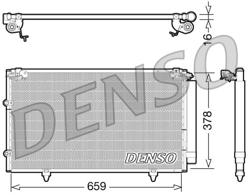 CONDENSER. AİR CONDİTİONİNG TOYOTA CAMRY V3 01-06