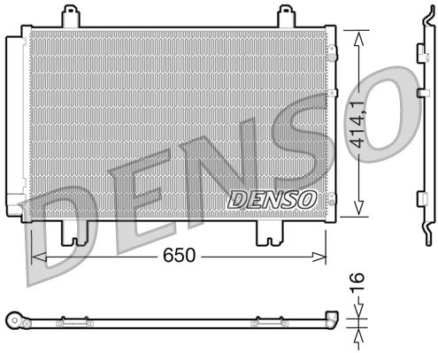 CONDENSER. AİR CONDİTİONİNG LEXUS LS 06-17