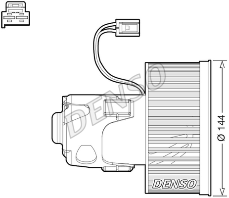 CABİN BLOWER BMW 5 F10. F11 10-16