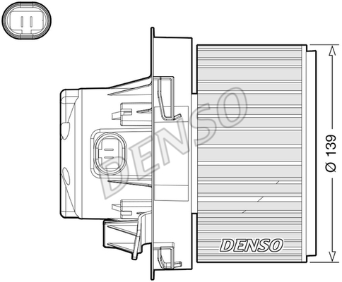 CABİN BLOWER PEUGEOT 207 06-15