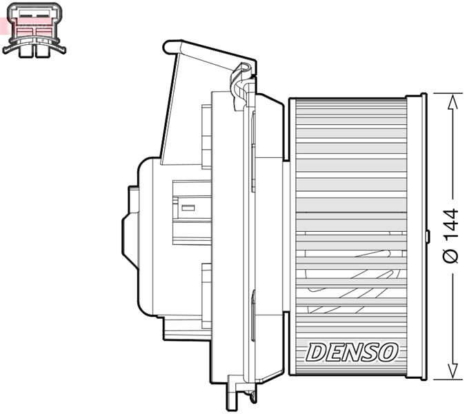 CABİN BLOWER PEUGEOT 206 98-12