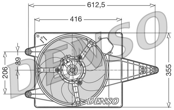 FAN. RADİATOR ALFA ROMEO 145 / 146 94-01