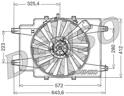 FAN. RADİATOR ALFA ROMEO 145 / 146 94-01