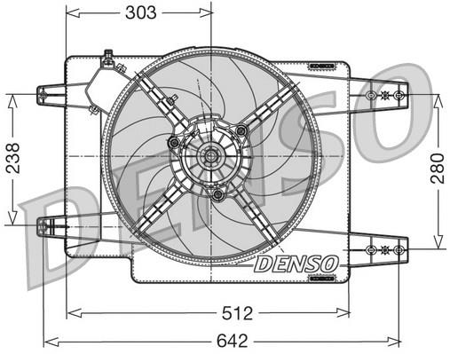 FAN. RADİATOR ALFA ROMEO 156 97-06