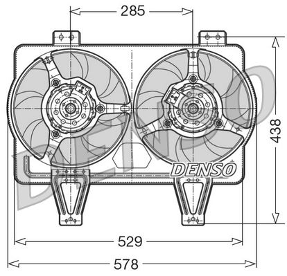 FAN. RADİATOR ALFA ROMEO 164 87-98