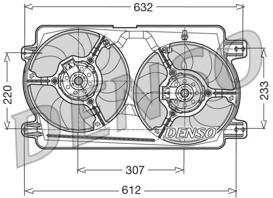 FAN . RADİATOR ALFA ROMEO 166 98-07