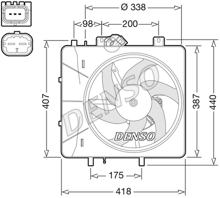 FAN. RADİATOR CITRO N C2 03-10
