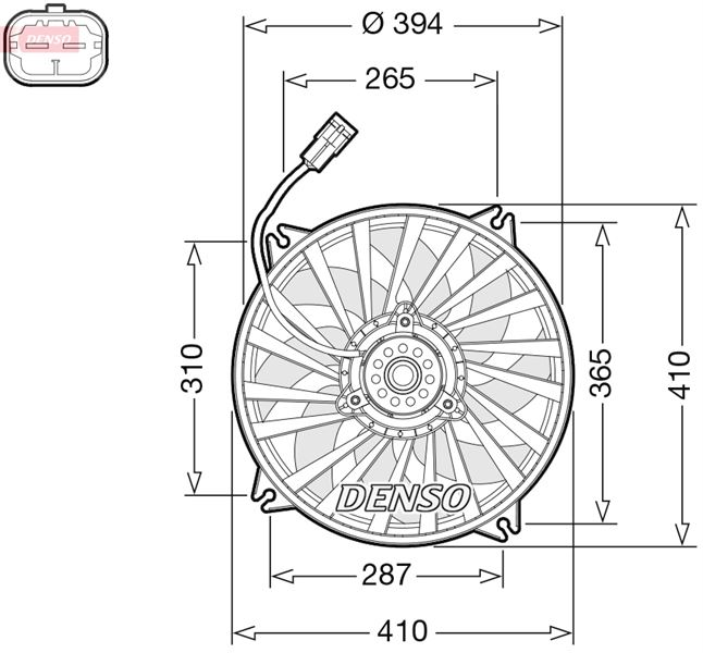 FAN. RADİATOR CITRO N C4 GRAND PİCASSO I 06-13