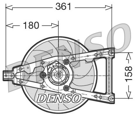 FAN. RADİATOR FIAT CINQUECENTO 91-99