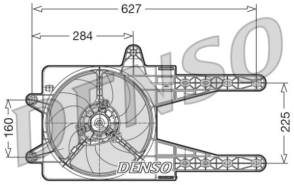 FAN. RADİATOR FIAT PUNTO 93-00