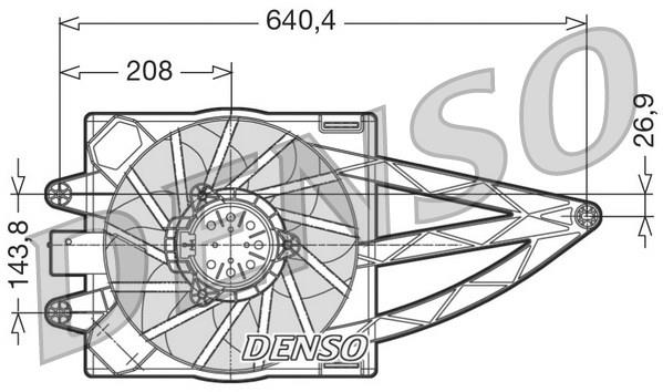 FAN. RADİATOR FIAT PANDA 03-