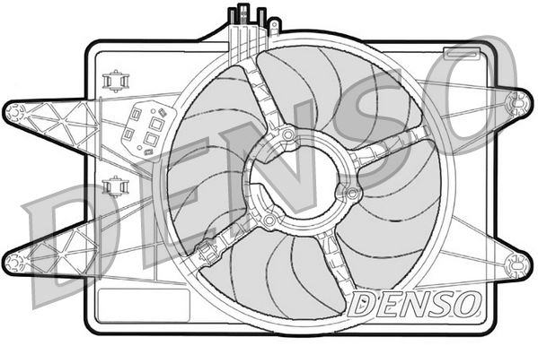 FAN. RADİATOR FIAT DOBLO 01-