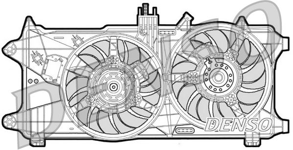 FAN. RADİATOR FIAT DOBLO 01-