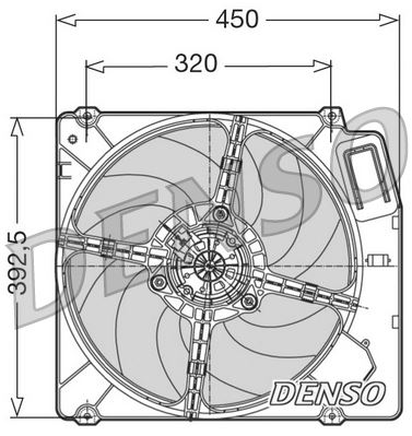 FAN. RADİATOR FIAT BARCHETTA 95-05