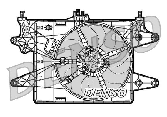 FAN. RADİATOR FIAT DOBLO 01-