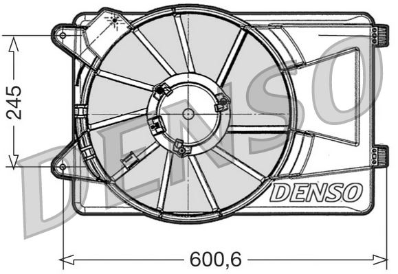 FAN. RADİATOR ALFA ROMEO MITO 08-