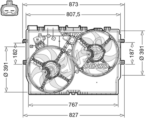 FAN. RADİATOR FIAT DUCATO 250. 290 06-