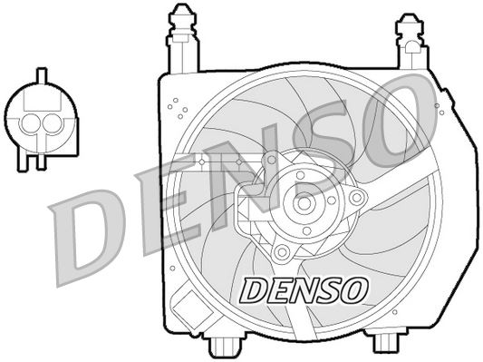 FAN. RADİATOR FORD FIESTA IV 95-03