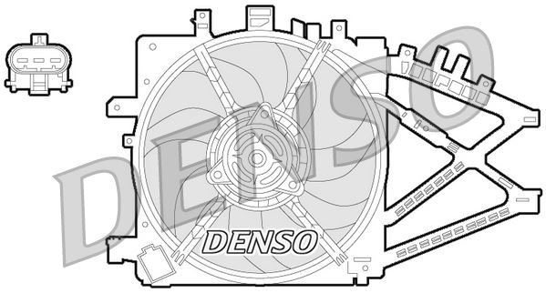 FAN. RADİATOR OPEL COMBO C 01-