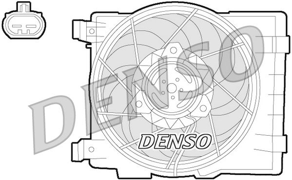 FAN. RADİATOR OPEL CORSA C 00-09