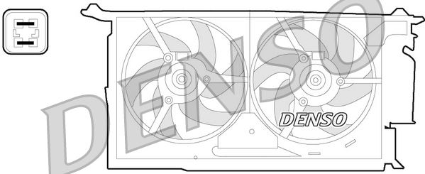 FAN. RADİATOR CITRO N BERLINGO MF 96-11