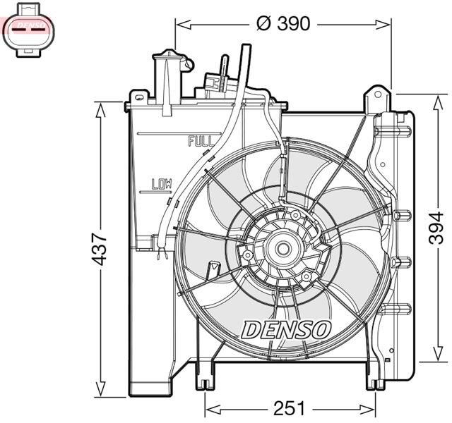 FAN. RADİATOR CITRO N C1 I 05-14