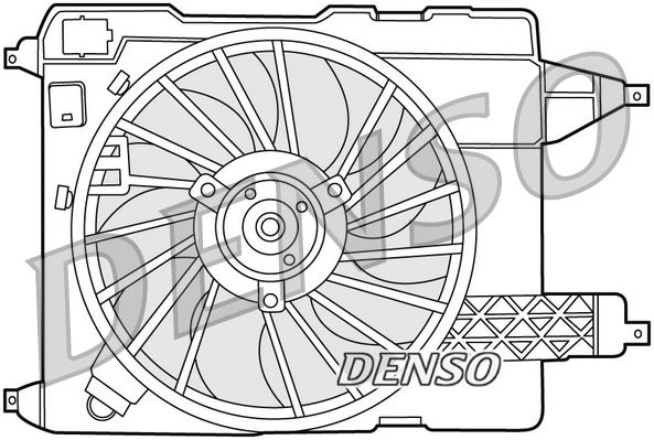 FAN. RADİATOR RENAULT MEGANE II 02-12