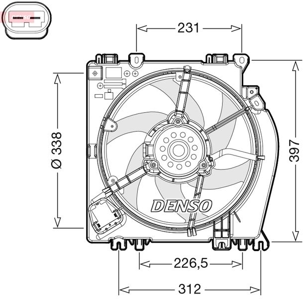 FAN. RADİATOR NISSAN MICRA III K12 03-10