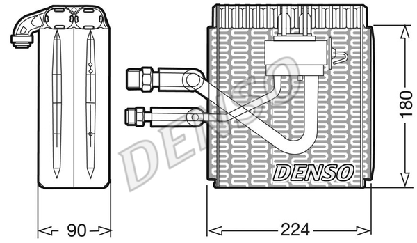 EVAPORATOR. AİR CONDİTİONİNG FIAT BARCHETTA 95-05
