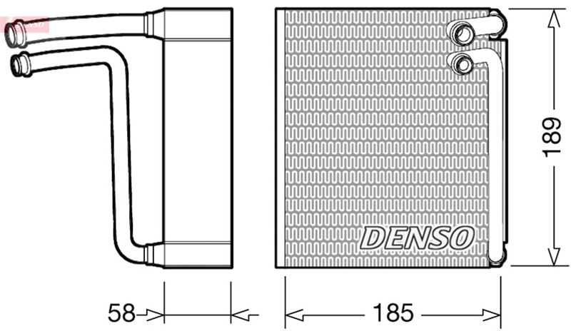 EVAPORATOR. AİR CONDİTİONİNG ABARTH 500 / 595 C 312 07-