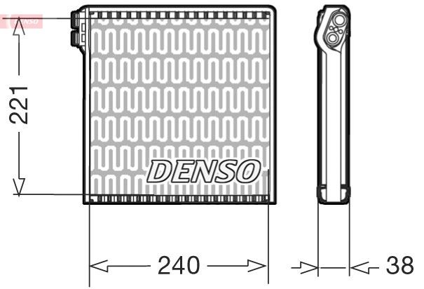 EVAPORATOR. AİR CONDİTİONİNG FIAT DUCATO 250. 290 06-