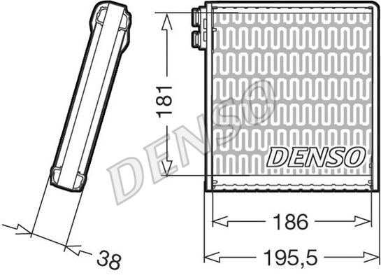 EVAPORATOR. AİR CONDİTİONİNG FIAT DUCATO 250. 290 06-
