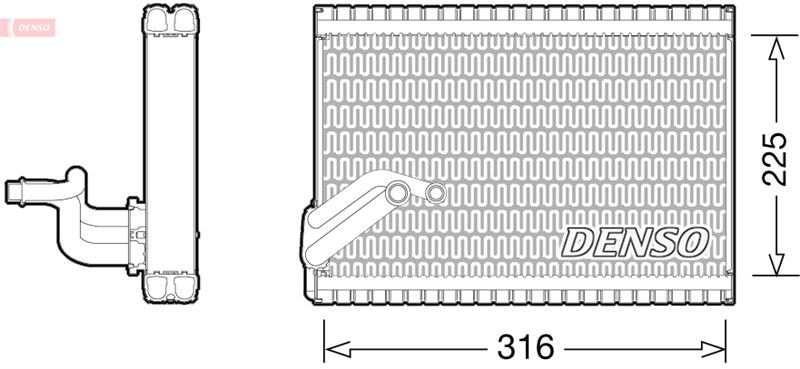 EVAPORATOR. AİR CONDİTİONİNG CITRO N BERLINGO B9 08-