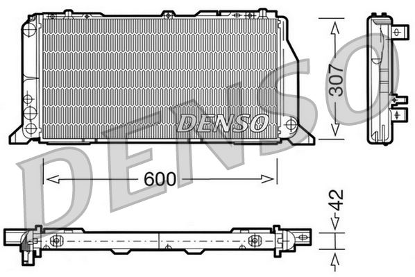 RADİATOR. ENGİNE COOLİNG AUDI 80 89. 8A. B3 86-91