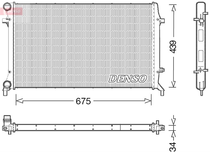 RADİATOR. ENGİNE COOLİNG AUDI A6 4F. C6 04-11