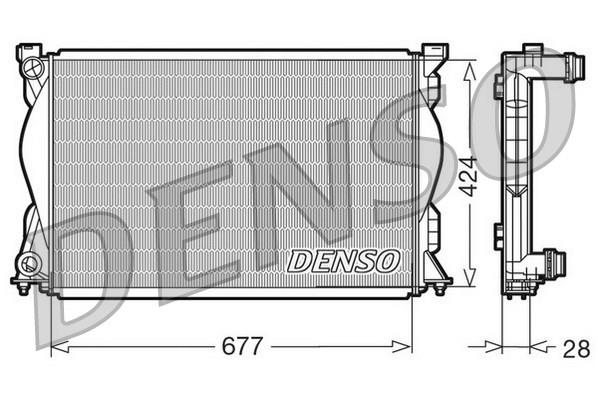 RADİATOR. ENGİNE COOLİNG AUDI A6 4F. C6 04-11
