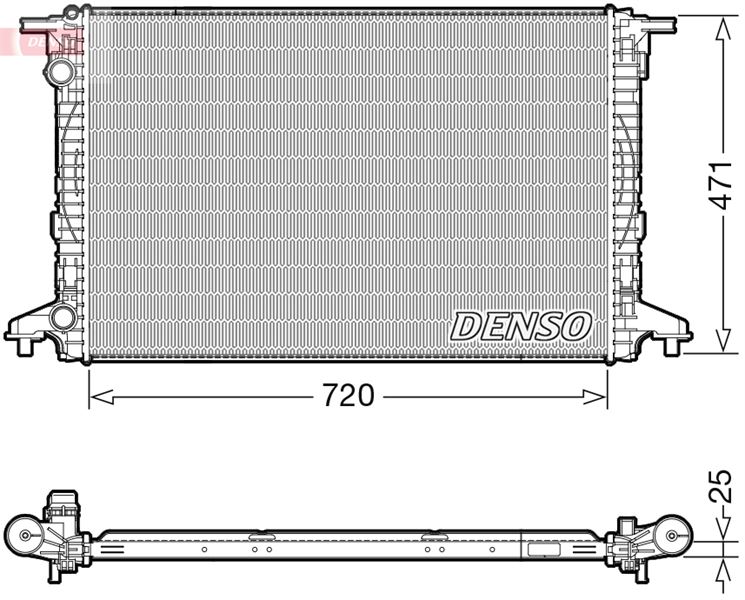 RADİATOR. ENGİNE COOLİNG AUDI A4 8W. B9 15-