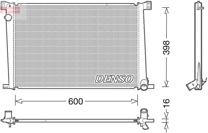 RADİATOR. ENGİNE COOLİNG MINI MINI R56 06-13