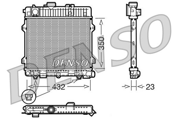 RADİATOR. ENGİNE COOLİNG BMW 3 E30 82-94