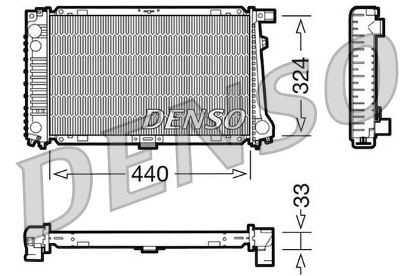 RADİATOR. ENGİNE COOLİNG BMW 3 E30 82-94