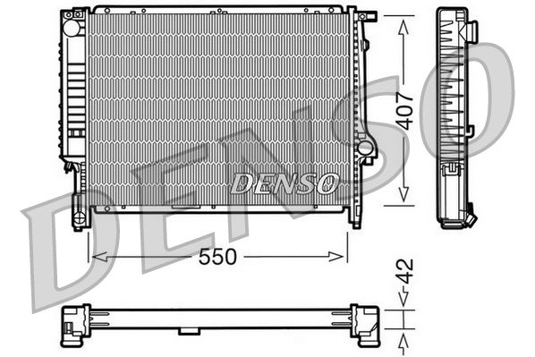 RADİATOR. ENGİNE COOLİNG BMW 3 E36 90-00