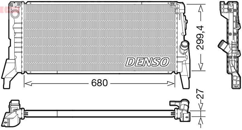 RADİATOR. ENGİNE COOLİNG MINI MINI F55. F56 13-